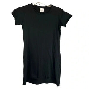RUE STIIC 100% Cotton Black T-Shirt Dress Size Small